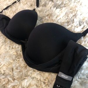 Aerie Padded Push Up Black Bra 32A